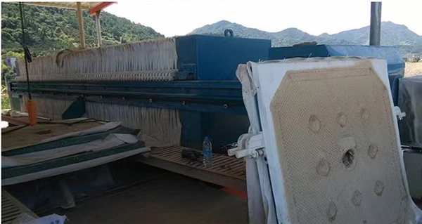 Filter bag of filter press